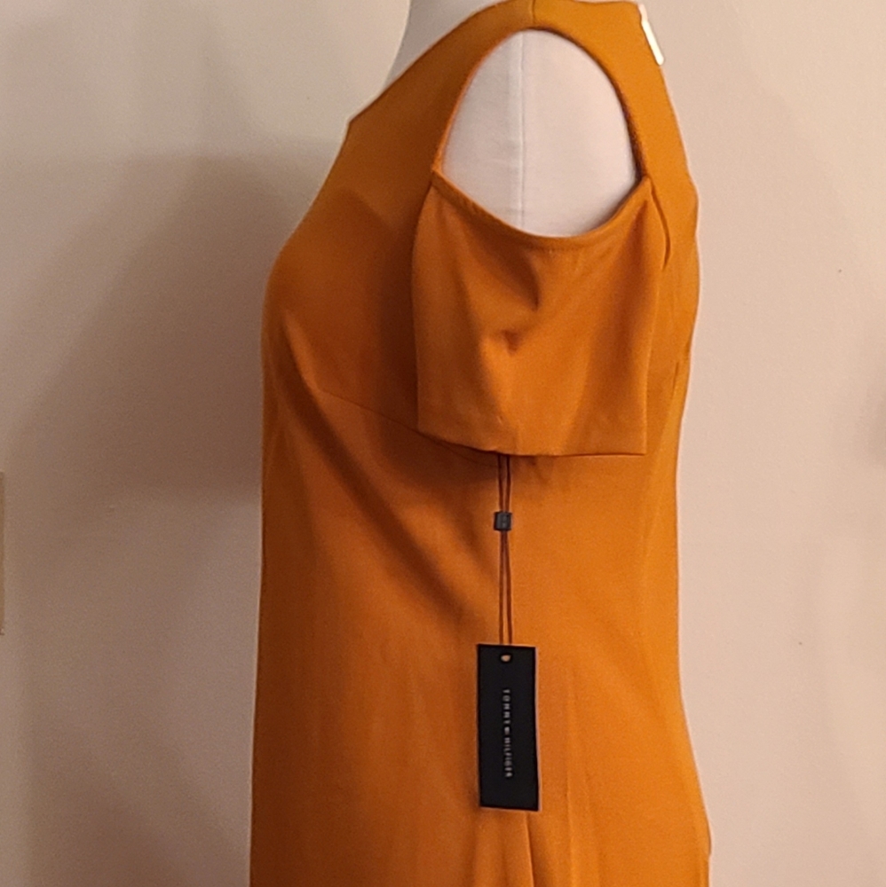 NWT Tommy Hilfiger size 8 rust color dress - Picture 5 of 8